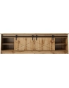 cama meble Szafka RTV GRANERO 200x56 7x35 dąb wotan - nr 9