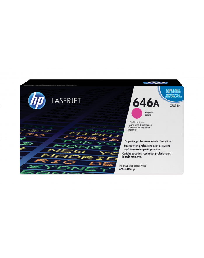 Toner CM4540 12.5k Magenta CF033A główny