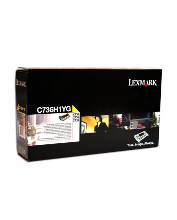 Optra C73x/X73x Yellow 10K C736H1YG nr 1