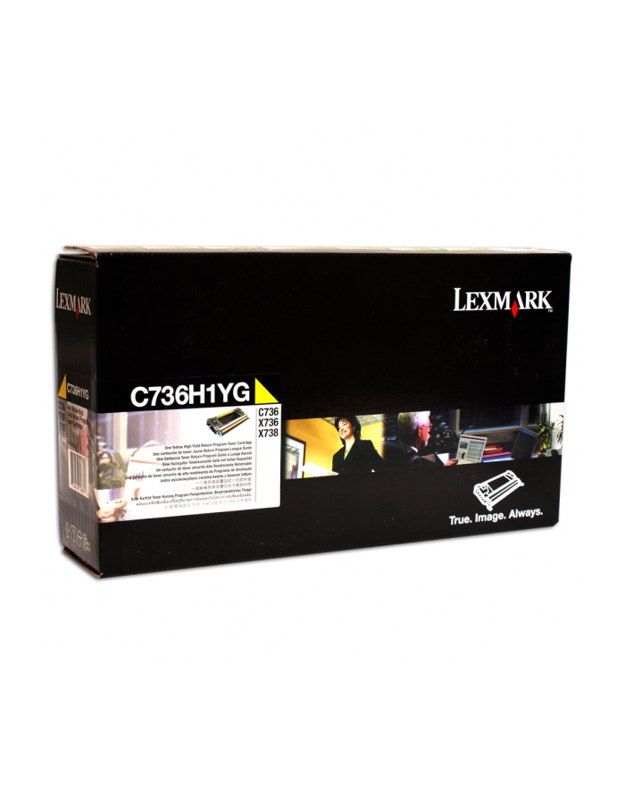 Optra C73x/X73x Yellow 10K C736H1YG główny