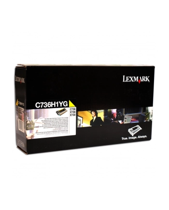 Optra C73x/X73x Yellow 10K C736H1YG nr 1