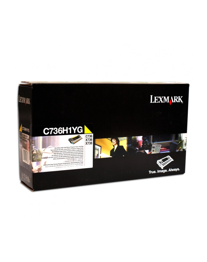 Optra C73x/X73x Yellow 10K C736H1YG główny