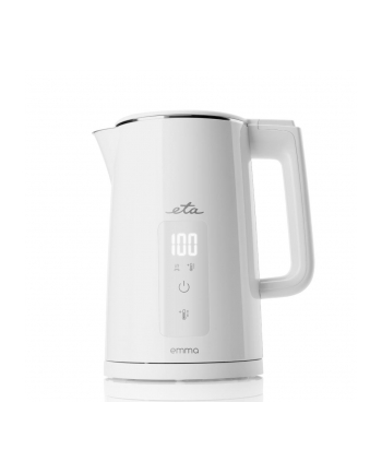 ETA Kettle ETA559590010 Emma Electric, 2200 W, 1.5 L, Stainless steel, 360° czerwonyational base, White