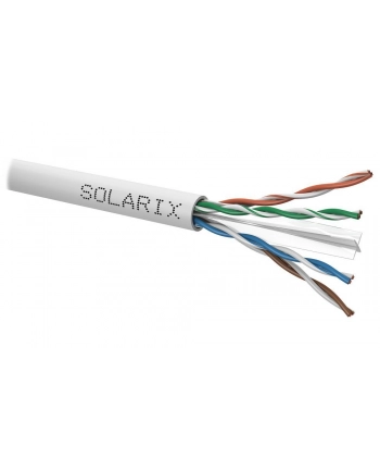 Solarix UTP, Cat6, drát, PVC, box 100m SXKD-6-UTP-PVC 27724160