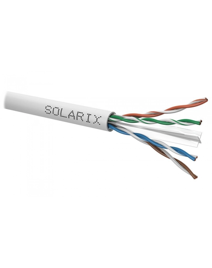 Solarix UTP, Cat6, drát, PVC, box 100m SXKD-6-UTP-PVC 27724160 główny