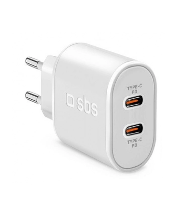 Sbs Travel Charger 2xUSB-C PD 20W (TETRPD20CCW)