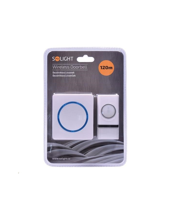 Solight dzwonek bezprzewodowy zasilanie z sieci 120m biały 674997 główny