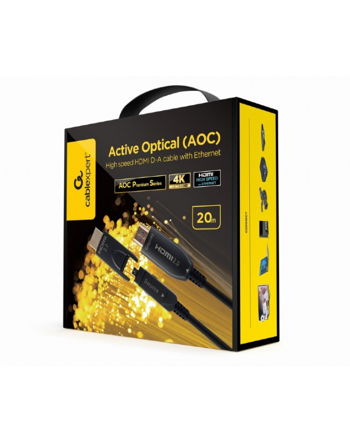 gembird Kabel AOC High Speed HDMI with ethernet 20 m z adapterem D/A główny