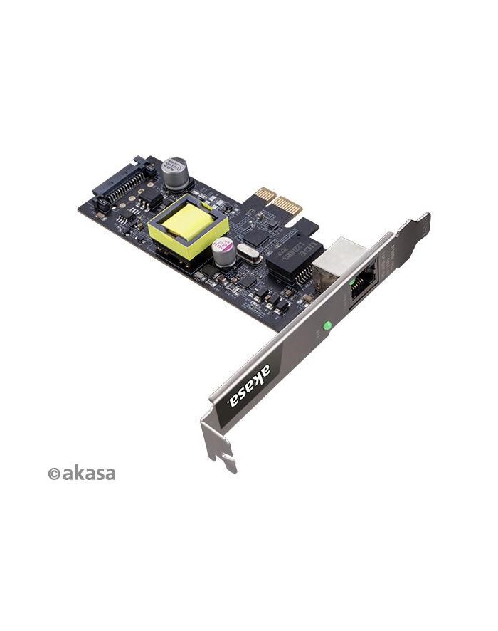 AKASA  2.5 GIGABIT PCIE NETWORK CARD WITH POE AK-PCCE25-02 główny