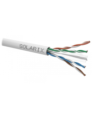 Solarix UTP, Cat6, drát, PVC, box 100m SXKD-6-UTP-PVC 27724160