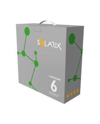 Solarix UTP, Cat6, drát, PVC, box 100m SXKD-6-UTP-PVC 27724160