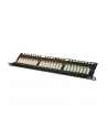 LYNX 19'' 1/0,5U Patch panel XtendLan 24port, UTP, Cat6, czarny XL-PP19-24U6-U - nr 2