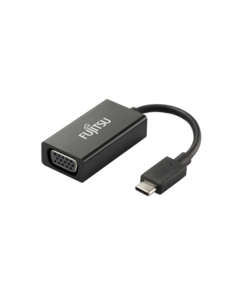 Fujitsu Adapter USB Brak USB-C - VGA Czarny (S26391-F6058-L203)