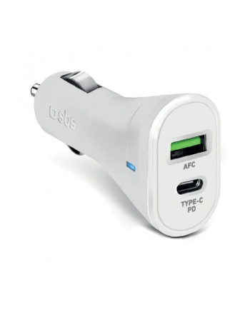 Sbs Ładowarka Samochodowa Pd 1Xusb 1Xusb-C 20W Biała