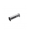Bachmann D-ESK 1, 3-way power strip GST18i3 339.1004 (Kolor: CZARNY/grey, 3x protective contact CEE7/3, 2x CAT5e) - nr 3