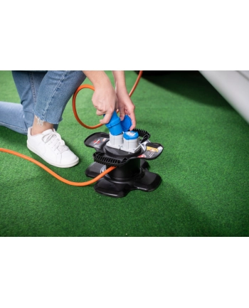 BRENNENSTUHL RUBBER CABLE REEL X-GUM CEE IP44 10M CAMPING - POMARAŃCZOWY (1169730101) nr 1