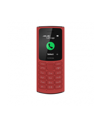 Nokia 105 DS TA-1378 Red, 1.8 '', TFT LCD, 120 x 160  pixels, 48 MB, 128 MB, Dual SIM, Nano Sim, 3G, USB version microUSB, 1020 mAh