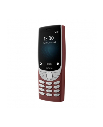 Nokia 8210 Red, 2.8 '', TFT LCD, 240 x 320, Unisoc, T107, Internal RAM 0.048 GB, 0.128 GB, microSDHC, Dual SIM, Główna kamera (tył) 0.3 MP, 1450  mAh