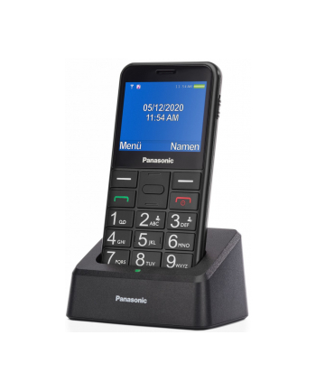 Panasonic KX-TU155EXBN Black, 2.4 '', TFT-LCD, microSD/microSDHC MB, USB version micro USB, Built-in camera, Główna kamera (tył) 0.3 MP, 32 GB