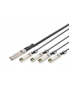 DIGITUS  KABEL DO BEZPOŚREDNIEGO POŁĄCZENIA 40G QSFP+ DO 4XSFP+ 1M  () - nr 15