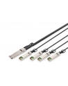 DIGITUS  KABEL DO BEZPOŚREDNIEGO POŁĄCZENIA 40G QSFP+ DO 4XSFP+ 3M  () - nr 5
