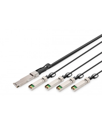 DIGITUS  KABEL DO BEZPOŚREDNIEGO POŁĄCZENIA 40G QSFP+ DO 4XSFP+ 5M  ()