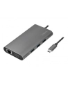 LOGILINK  UA0383 - USB 3.2 (GEN 1) STACJA DOKUJĄCA Z 10 PORTAMI I PD (POWER DELIVERY) 100 W, 1X USB-C (PD) / 3X USB 3.0 / 1X HDMI / 1X VGA / 1X RJ45 / - nr 17