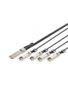 DIGITUS  KABEL DO BEZPOŚREDNIEGO POŁĄCZENIA 40G QSFP+ DO 4XSFP+ 1M  () - nr 2