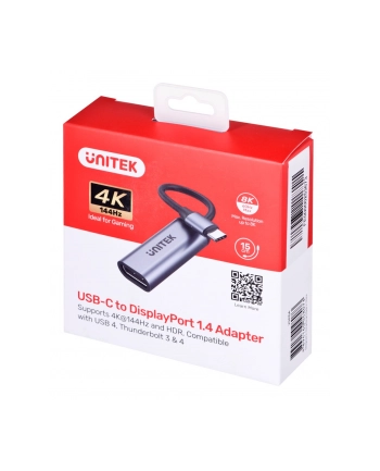 UNITEK ADAPTER USB-C - DISPLAYPORT 14 8K 60HZ nr 2