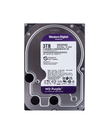 western digital WD Purple 3TB SATA HDD 3.5inch internal 256MB Cache nr 1