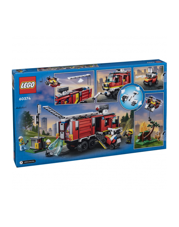 LEGO 60374 CITY Terenowy pojazd straży pożarnej p3 główny