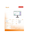 LENOVO ThinkVision T32p-30 31.5inch IPS 3840x2160 16:9 350cd/m2 4ms HDMI DP USB-C 3.2 - nr 36
