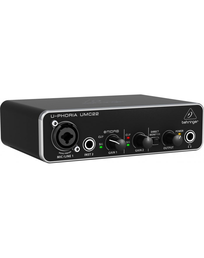 Behringer UMC22 - Interfejs audio USB główny