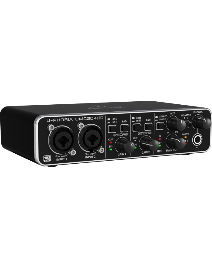 Behringer UMC204HD - Interfejs audio USB główny