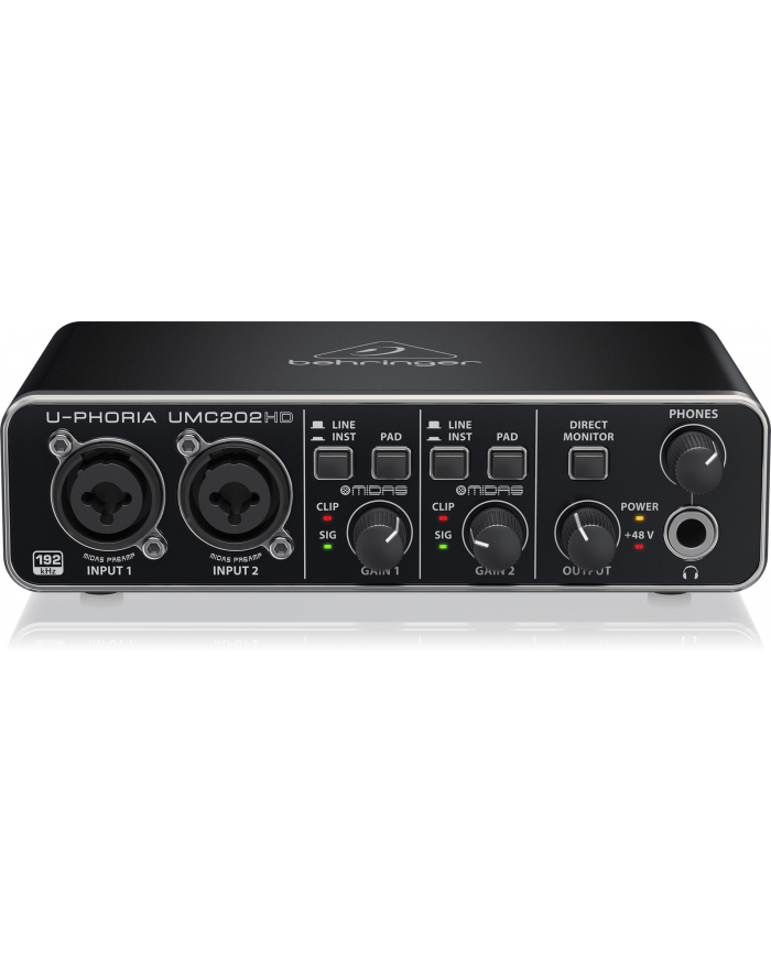 Behringer UMC202HD - Interfejs audio USB główny