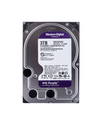 western digital WD Purple 3TB SATA HDD 3.5inch internal 256MB Cache nr 1