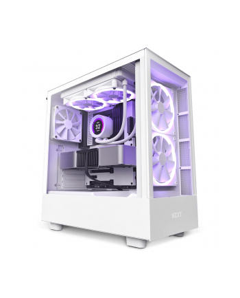 NZXT Obudowa H5 Elite biała z oknem