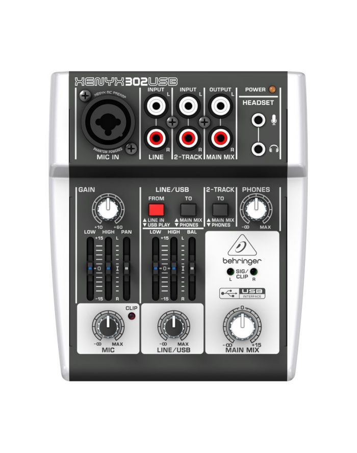 Behringer 302USB - Mikser audio główny