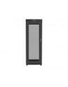 LANBERG szafa rack stojąca 19inch 42U 800x1200 drzwi perforowane czarna flat pack - nr 2
