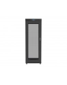 LANBERG szafa rack stojąca 19inch 42U 800x1200 drzwi perforowane czarna flat pack - nr 7