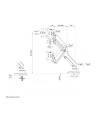NEOMOUNTS BY NEWSTAR DS70-450BL1 uchwyt / stojak do monitorów 106,7 cm (42') Zaciskowy/przelotowy Czarny - nr 60