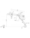 NEOMOUNTS BY NEWSTAR DS75-450BL2 uchwyt / stojak do monitorów 81,3 cm (32') Zaciskowy/przelotowy Czarny - nr 47