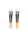 lanberg Patchcord światłowodowy MM ST/UPC-ST/UPC DUPLEX 3.0MM OM2 50/125 LSZH 5m pomarańczowy - nr 2