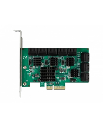 DeLOCK 16P SATA PCIe x4 Card - 90073 nr 1