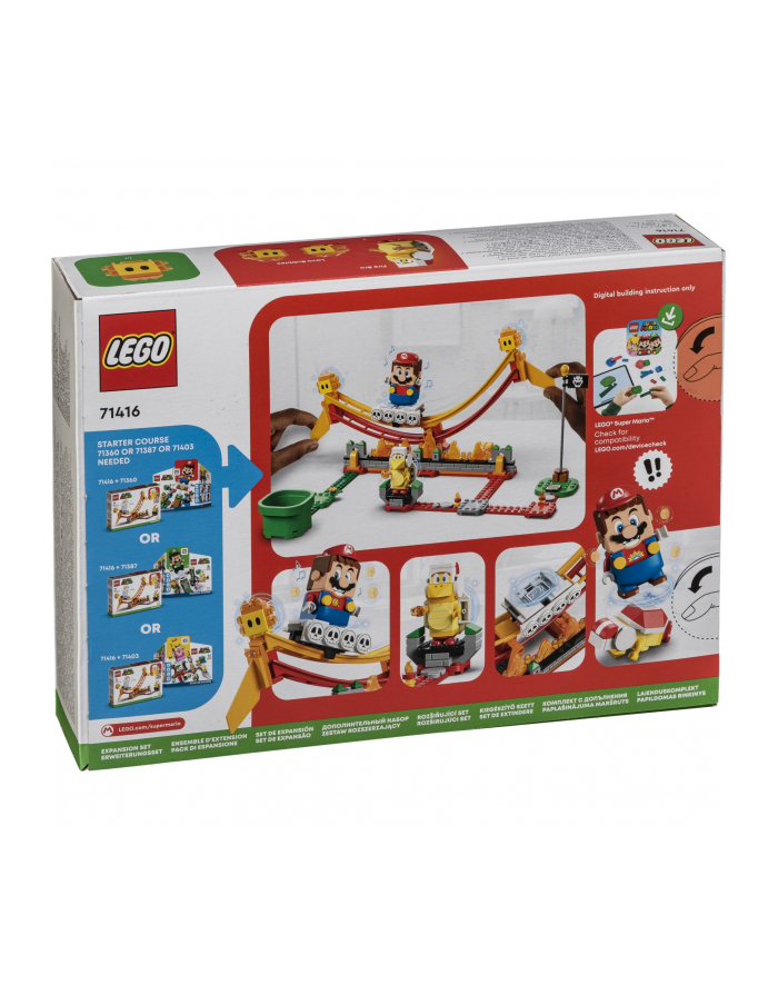 LEGO Super Mario 71416 Przejażdżka po fali lawy - zestaw rozszerzający główny