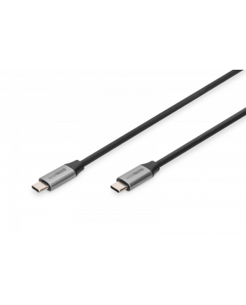 digitus Kabel połączeniowy USB 3.0 60W/5Gbps Typ USB C/USB C M/M 0,5m Czarny