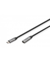 digitus Kabel przedłużający USB 3.0 60W/5Gbps Typ USB C/USB C M/Ż 1m Czarny - nr 6