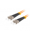 lanberg Patchcord światłowodowy MM ST/UPC-ST/UPC DUPLEX 3.0MM OM2 50/125 LSZH 1m pomarańczowy - nr 4