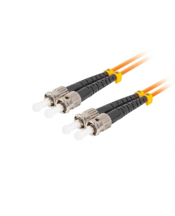 lanberg Patchcord światłowodowy MM ST/UPC-ST/UPC DUPLEX 3.0MM OM2 50/125 LSZH 1m pomarańczowy