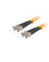 lanberg Patchcord światłowodowy MM ST/UPC-ST/UPC DUPLEX 3.0MM OM2 50/125 LSZH 5m pomarańczowy - nr 1